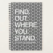 Geografie van studie planner (Voorkant)