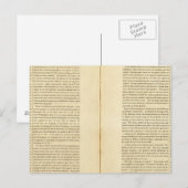 Geografisch memoir briefkaart (Voorkant / Achterkant)