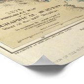 Geografische enquête Verenigde Staten Poster (Hoek)