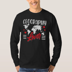 Geografische geografische geografische geografisch t-shirt