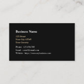 Geografische geowetenschappers Wereldkaart van car Visitekaartje (Achterkant)