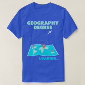 Geografische graad Lading leraar student 4 T-shirt (Design voorkant)