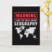 Géographie Professeur Funny Carte Continents Cadea (Fleur jaune)