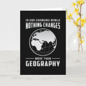 Géographie Professeur Funny Carte Continents Mondi (Fleur jaune)