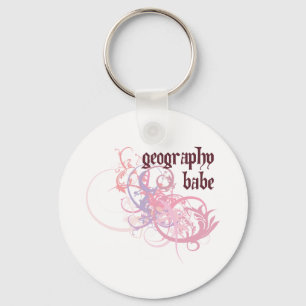 Geography Babe Sleutelhanger