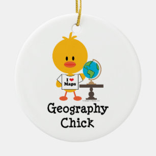 Geography Chick Ornament