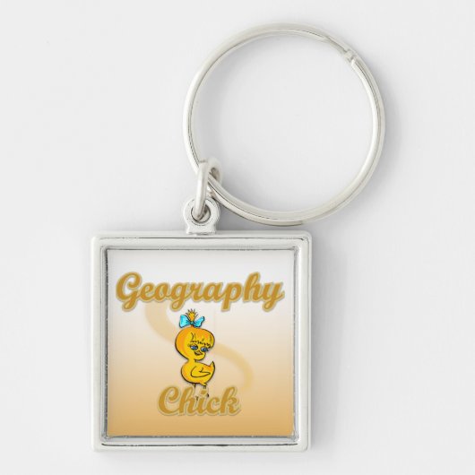 Geography Chick Sleutelhanger (Voorkant)