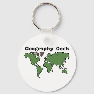 Geography Geek Sleutelhanger