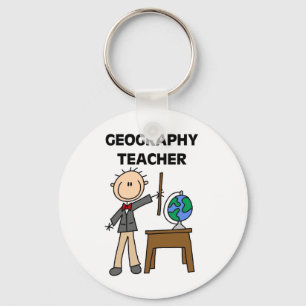GEOGRAPHY-TEACHERT T-shirts en cadeautjes Sleutelhanger