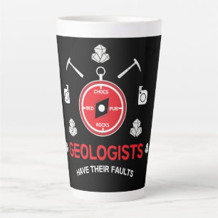 Geologen   Funny Gifts for Geologists   Geologie Latte Mok