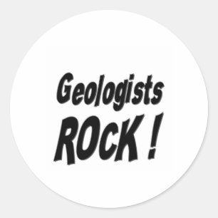 Geologen rocken! Sticker