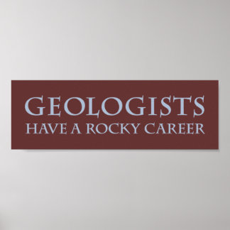 Geologen: Rocky Career Poster