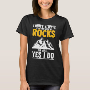 Geologen stoppen niet bij Rocks Rock Geology ROC T-shirt