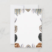 Géologie Anniversaire Invitation Rocks, Gems Cryst (Dos)