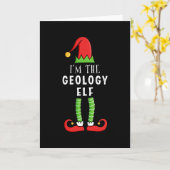 Geologie Elf Kerstmis Matching Familie Cadeau Kaart (Gele Bloem)