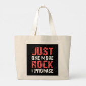 Geologie geeft nog maar één ding dat ik beloof grote tote bag (Achterkant)