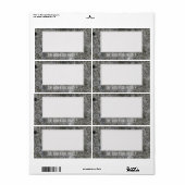 Geologie Grijs Graniet Rock Textuur Opslag Sticker (Full Sheet)