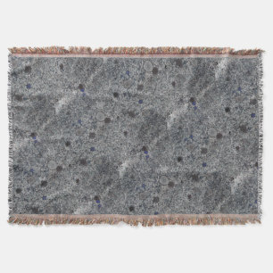 Geologie Grijze Graniet Rock met blauwe details Deken