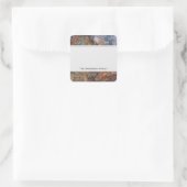 Géologie Grungy Rock avec Étiquette texte (Sac)