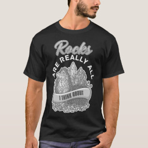Geologie Rockhounding Rock Geode Geoloog Collecto T-shirt