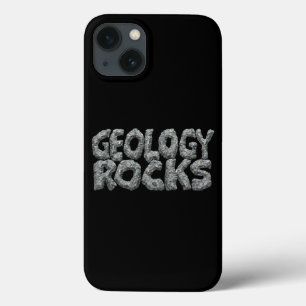 Geologie Rocks - Aardwetenschappen Woordgrap iPhone 13 Hoesje