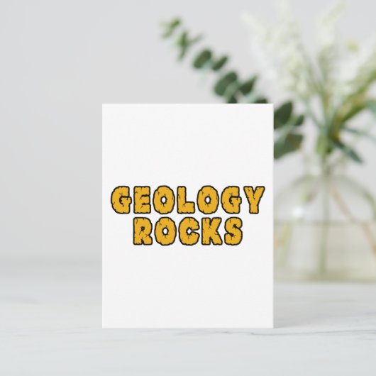 Geologie Rocks Briefkaart (Staand voorkant)