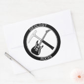 Géologie Rocks Classic Round Sticker (L) (Enveloppe)