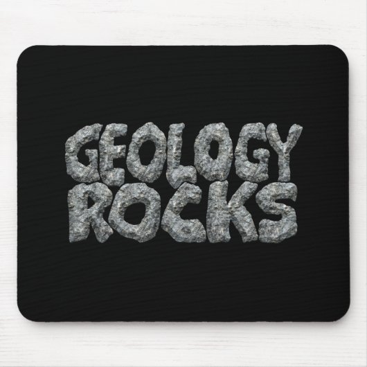 Geologie Rocks - Earth Science Pun Muismat (Voorkant)