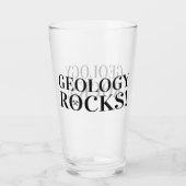 Geologie Rocks. Geologe Glas (Achterkant)
