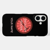 Geologie Rocks! hamerbadge Case-Mate iPhone Case (Achterkant (horizontaal))