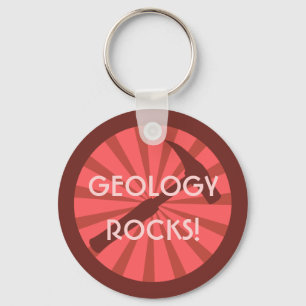 Geologie Rocks! hamerbadge Sleutelhanger