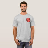 Geologie Rocks! hamerbadge T-shirt (Voorkant volledig)