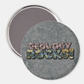 Geologie Rocks. Nerd Geek Science Humor Magneet (Voorkant / Achterkant)