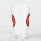 Geologie Rocks! Rock Hammer Logo Glas (Rechts)