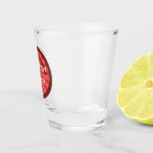 Geologie Rocks! Rock Hammer Logo Shot Glas (Rechts)