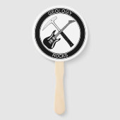 Geologie Rocks set of Hand Fans Handwaaier (Achterkant)