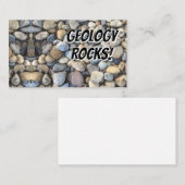 GEOLOGIE ROCKS! VISITEKAARTJE (Voorkant / Achterkant)