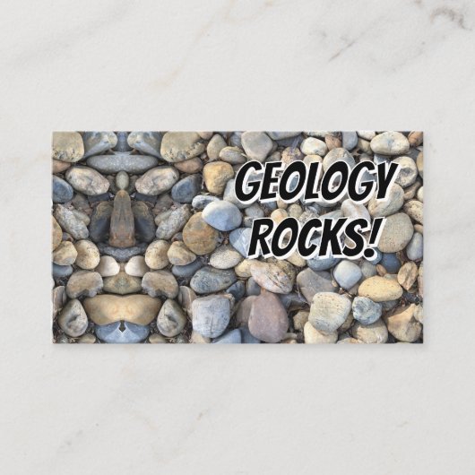 GEOLOGIE ROCKS! VISITEKAARTJE (Voorkant)