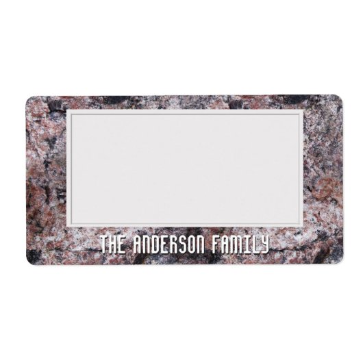 Geologie Roze Rock Textuur Opslag Sticker (Voorkant)