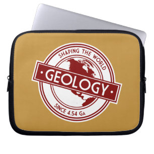 Geologie- Shaping the World Badge (Noord-Amerika) Laptop Sleeve