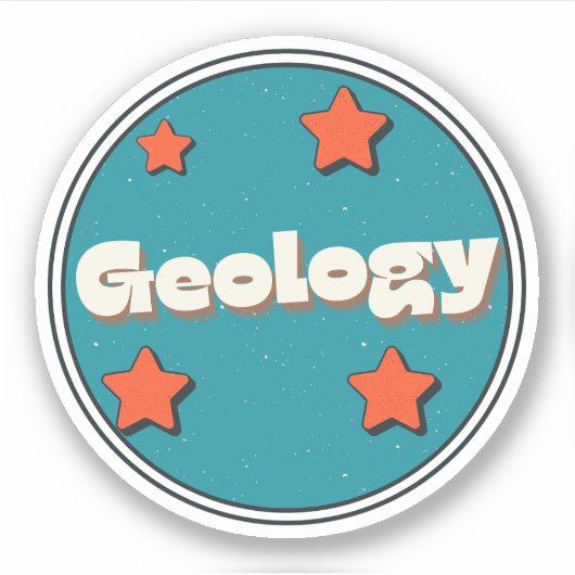 Geologie Sticker (Voorkant)