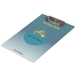 Geologie Studieklembord – Gepersonaliseerd Klembord