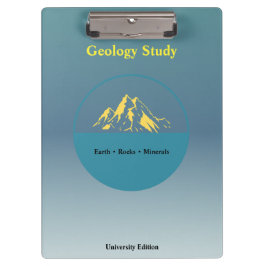 Geologie Studieklembord – Gepersonaliseerd Klembord