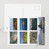 Geologie van het briefkaart van cyprus (Voorkant / Achterkant)