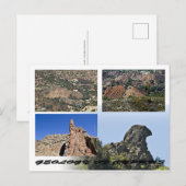 Geologie van het Cypriotische briefkaart (Voorkant / Achterkant)