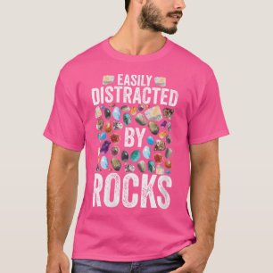 Geologie van vrouwen gemakkelijk afgeleid door rot t-shirt