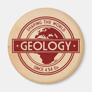 Geologie - vormgeving van de Logo in de wereld (Eu Magneet