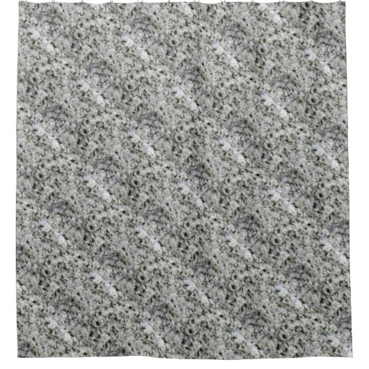 Geologie White Granite Texture Douchegordijn (Voorkant)