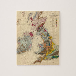 Geologische kaart, Britse eilanden Legpuzzel