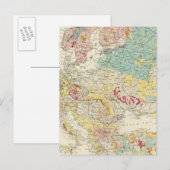 Geologische kaart Europa (Voorkant / Achterkant)